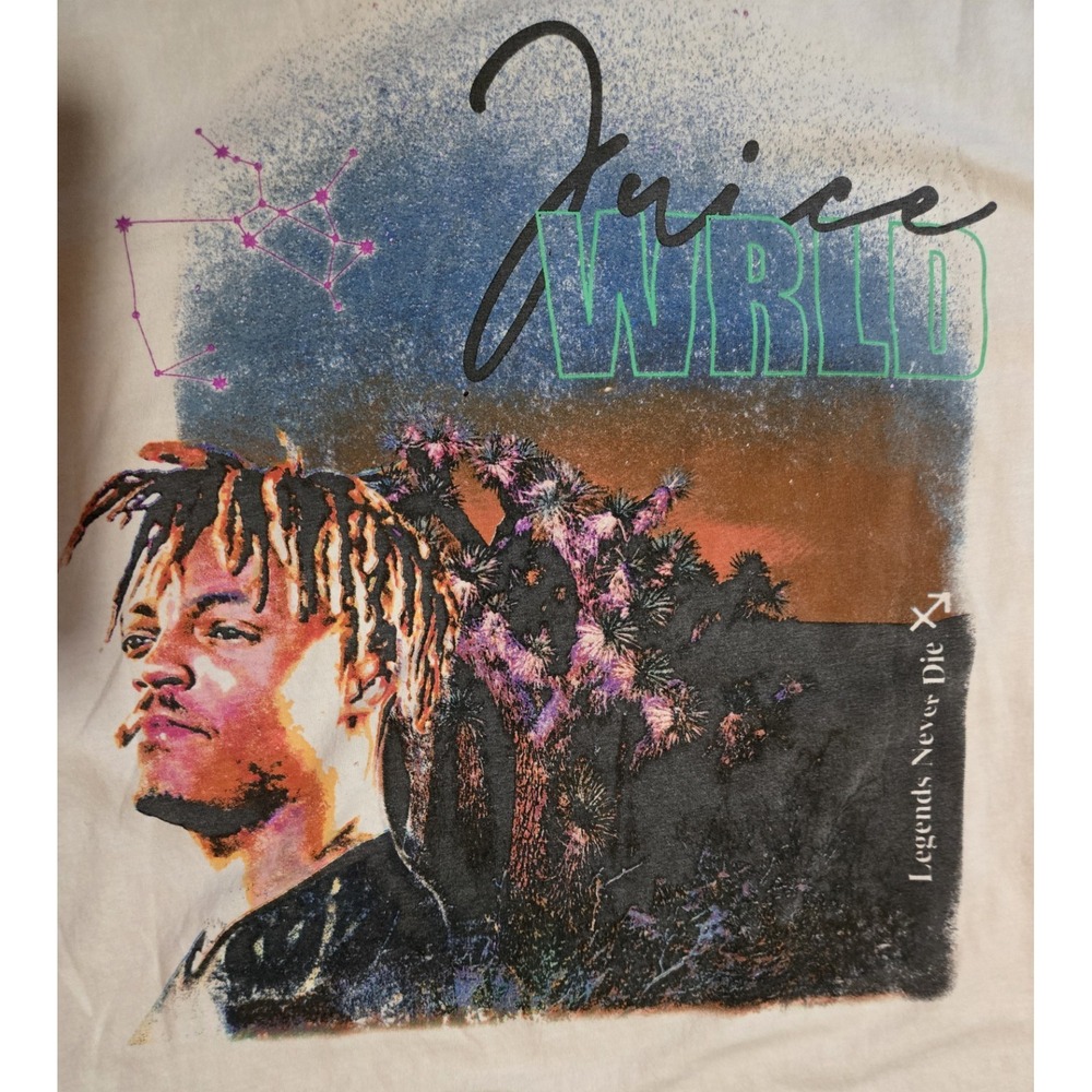 Juice WRLD World Legends Never Die Merch Concert T-Shirt Size XL